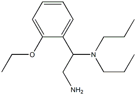 N-[2-amino-1-(2-ethoxyphenyl)ethyl]-N,N-dipropylamine,,结构式