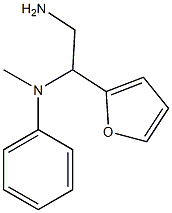 N-[2-amino-1-(2-furyl)ethyl]-N-methyl-N-phenylamine Structure