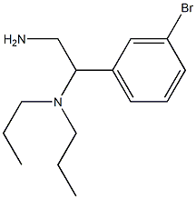 N-[2-amino-1-(3-bromophenyl)ethyl]-N,N-dipropylamine