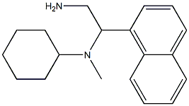 N-[2-amino-1-(naphthalen-1-yl)ethyl]-N-methylcyclohexanamine|