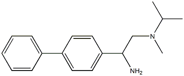 N-[2-amino-2-(1,1'-biphenyl-4-yl)ethyl]-N-isopropyl-N-methylamine,,结构式