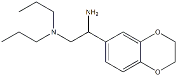 N-[2-amino-2-(2,3-dihydro-1,4-benzodioxin-6-yl)ethyl]-N,N-dipropylamine,,结构式