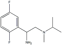 N-[2-amino-2-(2,5-difluorophenyl)ethyl]-N-isopropyl-N-methylamine Struktur