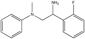  N-[2-amino-2-(2-fluorophenyl)ethyl]-N-methyl-N-phenylamine