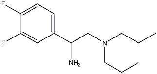 N-[2-amino-2-(3,4-difluorophenyl)ethyl]-N,N-dipropylamine 结构式