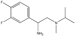 N-[2-amino-2-(3,4-difluorophenyl)ethyl]-N-isopropyl-N-methylamine,,结构式