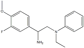 N-[2-amino-2-(3-fluoro-4-methoxyphenyl)ethyl]-N-ethylaniline