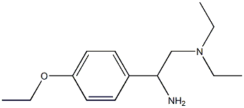 N-[2-amino-2-(4-ethoxyphenyl)ethyl]-N,N-diethylamine 化学構造式