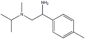 N-[2-amino-2-(4-methylphenyl)ethyl]-N-isopropyl-N-methylamine Structure