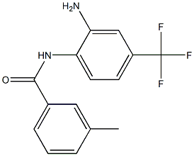 N-[2-amino-4-(trifluoromethyl)phenyl]-3-methylbenzamide Structure