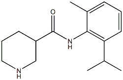 N-[2-methyl-6-(propan-2-yl)phenyl]piperidine-3-carboxamide Structure