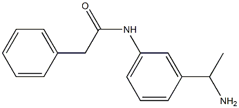 N-[3-(1-aminoethyl)phenyl]-2-phenylacetamide