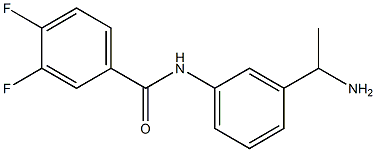 N-[3-(1-aminoethyl)phenyl]-3,4-difluorobenzamide Structure