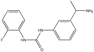  N-[3-(1-aminoethyl)phenyl]-N'-(2-fluorophenyl)urea