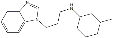 N-[3-(1H-1,3-benzodiazol-1-yl)propyl]-3-methylcyclohexan-1-amine Structure