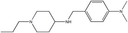 N-{[4-(dimethylamino)phenyl]methyl}-1-propylpiperidin-4-amine Struktur