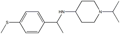 N-{1-[4-(methylsulfanyl)phenyl]ethyl}-1-(propan-2-yl)piperidin-4-amine,,结构式
