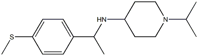 N-{1-[4-(methylsulfanyl)phenyl]ethyl}-1-(propan-2-yl)piperidin-4-amine Struktur