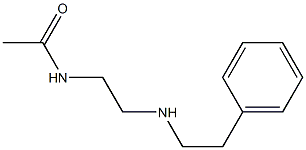 N-{2-[(2-phenylethyl)amino]ethyl}acetamide Structure