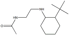 N-{2-[(2-tert-butylcyclohexyl)amino]ethyl}acetamide