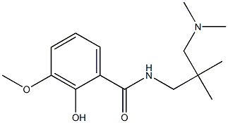 N-{2-[(dimethylamino)methyl]-2-methylpropyl}-2-hydroxy-3-methoxybenzamide Structure