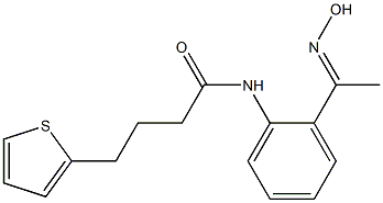 N-{2-[1-(hydroxyimino)ethyl]phenyl}-4-(thiophen-2-yl)butanamide