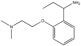 N-{2-[2-(1-aminopropyl)phenoxy]ethyl}-N,N-dimethylamine,,结构式