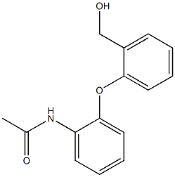 N-{2-[2-(hydroxymethyl)phenoxy]phenyl}acetamide 结构式