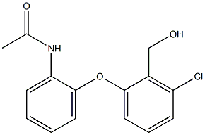 N-{2-[3-chloro-2-(hydroxymethyl)phenoxy]phenyl}acetamide Structure