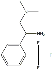 N-{2-amino-2-[2-(trifluoromethyl)phenyl]ethyl}-N,N-dimethylamine Structure