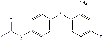 N-{4-[(2-amino-4-fluorophenyl)sulfanyl]phenyl}acetamide|