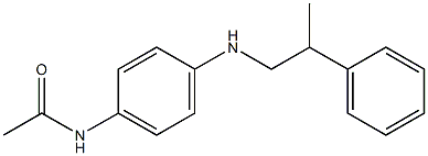 N-{4-[(2-phenylpropyl)amino]phenyl}acetamide Structure