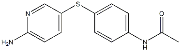 N-{4-[(6-aminopyridin-3-yl)sulfanyl]phenyl}acetamide|