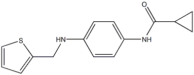 N-{4-[(thiophen-2-ylmethyl)amino]phenyl}cyclopropanecarboxamide