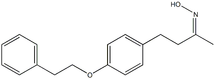 N-{4-[4-(2-phenylethoxy)phenyl]butan-2-ylidene}hydroxylamine