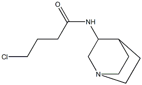 N-1-azabicyclo[2.2.2]oct-3-yl-4-chlorobutanamide Structure