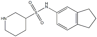 N-2,3-dihydro-1H-inden-5-ylpiperidine-3-sulfonamide Structure