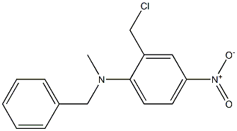 N-benzyl-2-(chloromethyl)-N-methyl-4-nitroaniline Structure