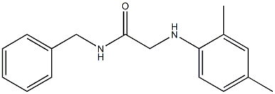 N-benzyl-2-[(2,4-dimethylphenyl)amino]acetamide Struktur