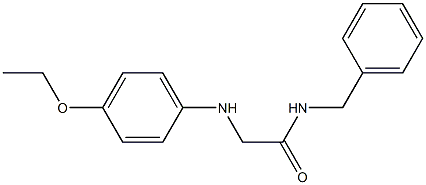 N-benzyl-2-[(4-ethoxyphenyl)amino]acetamide Structure