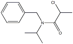 N-benzyl-2-chloro-N-isopropylpropanamide 化学構造式