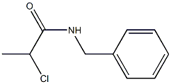 N-benzyl-2-chloropropanamide 化学構造式