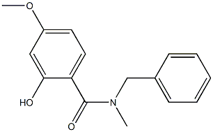 N-benzyl-2-hydroxy-4-methoxy-N-methylbenzamide Structure