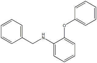 N-benzyl-2-phenoxyaniline Struktur