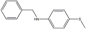 N-benzyl-4-(methylsulfanyl)aniline 结构式