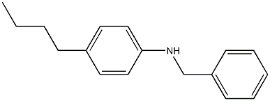 N-benzyl-4-butylaniline Structure