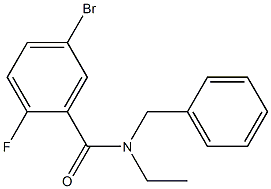 N-benzyl-5-bromo-N-ethyl-2-fluorobenzamide Structure