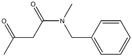 N-benzyl-N-methyl-3-oxobutanamide Struktur