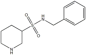 N-benzylpiperidine-3-sulfonamide 化学構造式
