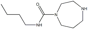 N-butyl-1,4-diazepane-1-carboxamide 化学構造式